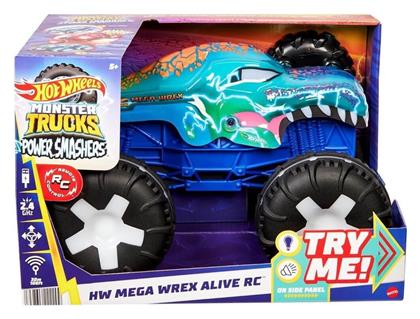 Monster Trucks Power Smashers Mega-Wrex Alive Τηλεκατευθυνόμενο Αυτοκίνητο Hot Wheels