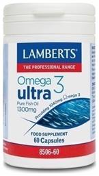 Omega 3 Ultra Pure Fish Oil Ιχθυέλαιο 1300mg 60 κάψουλες Lamberts