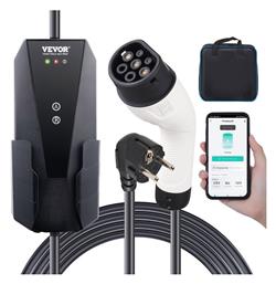 Φορητός Μονοφασικός Σταθμός Φόρτισης με Ενσωματωμένο Καλώδιο Type 2 (OGBXCDQDX) Vevor